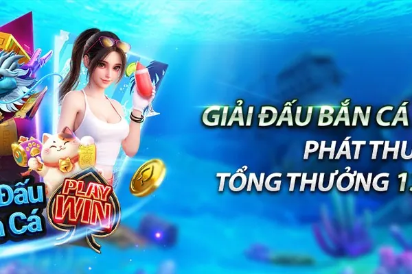 Hình ảnh giao diện game Bắn Cá Hải Vương với người chơi đang săn cá lớn